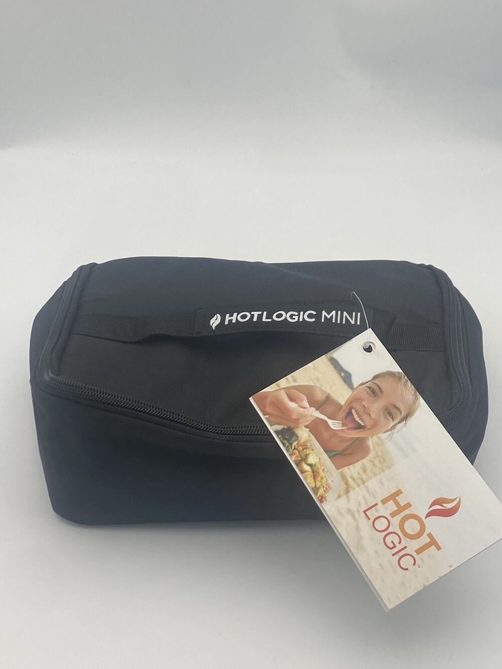 Hot Logic Mini Portable Electric Lunch Heater Pink Full Zip Insulated 12 Volt